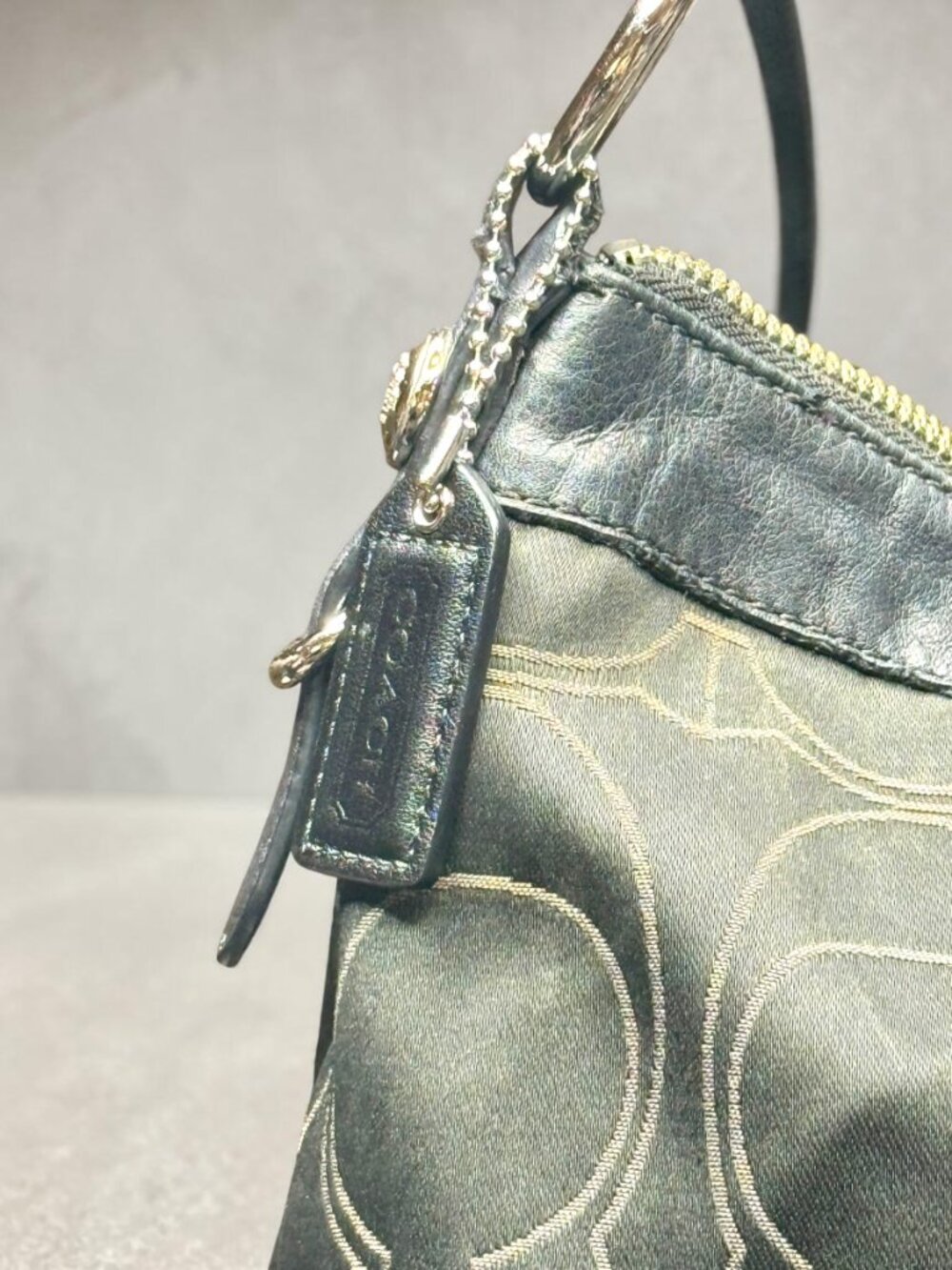 Coach Mia Convertible Shoulder Handbag 15760 & Coach Plum Signature Wristlet - Picture 9 of 16